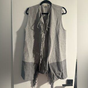 Vineyard Vines fringe vest